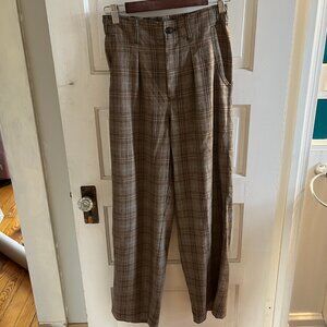 NWT plaid Madewell pants